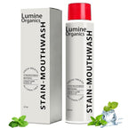 Lumine Organics Mouthwash Rinse offers fresh breath and stains removal. Premium import available at Curat Cart for effective oral care.