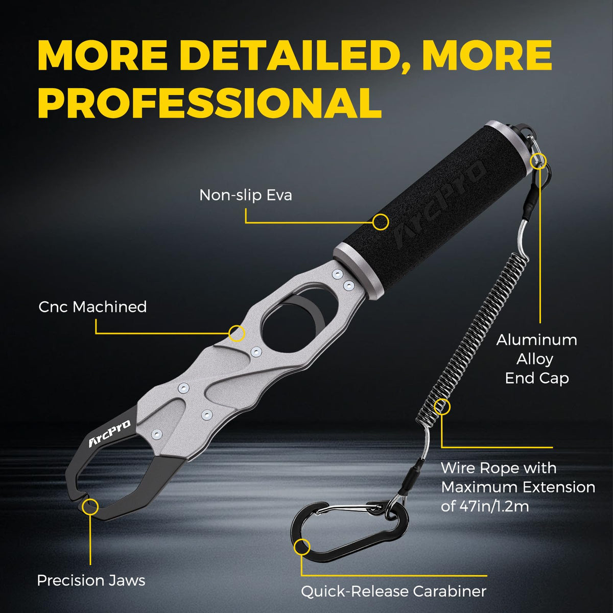 Discover the Fish Lip Gripper with Scale, specially curated by Curat Cart for precise fish handling and measurement.