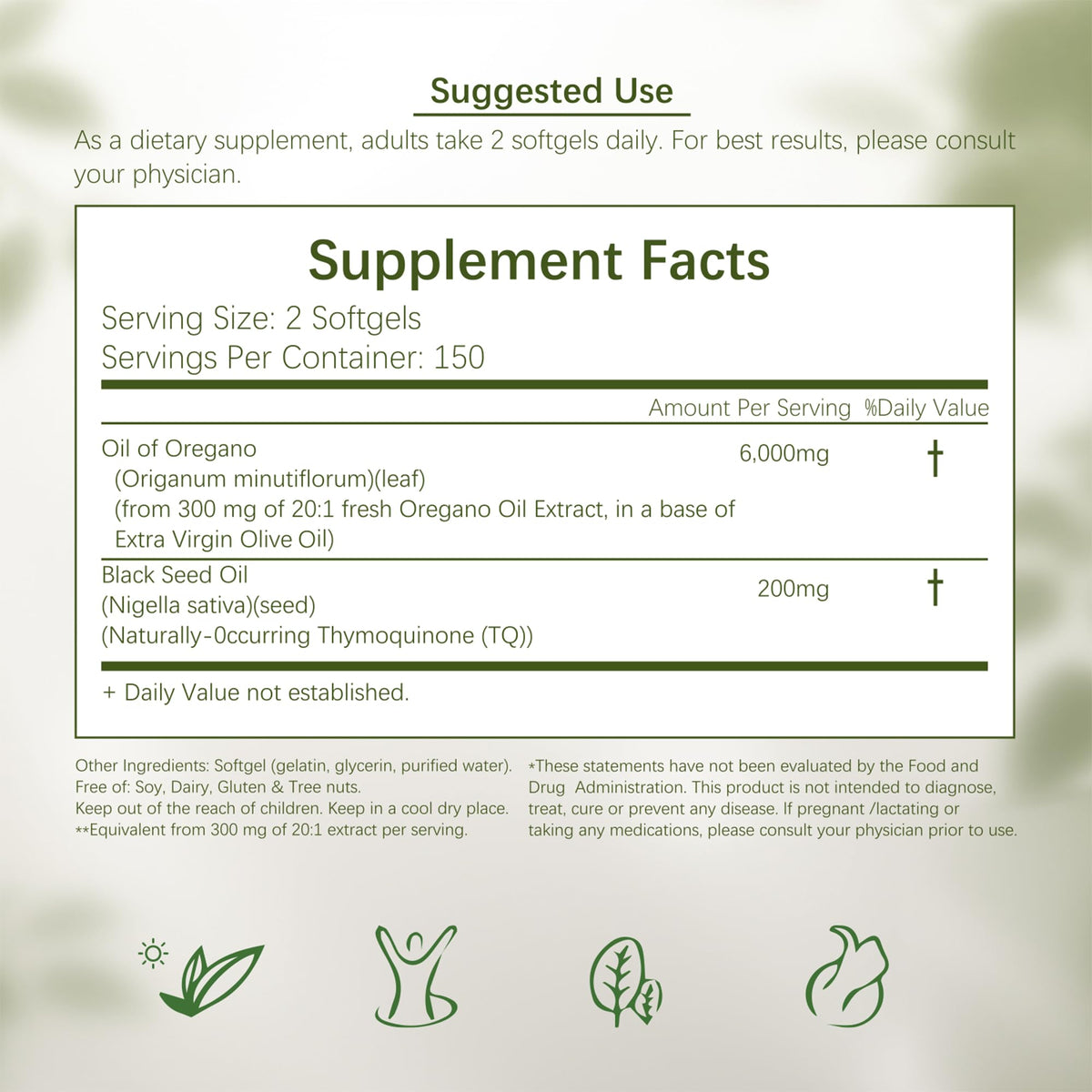 Discover the benefits of Oil of Oregano and Black Seed Oil in softgels. 100% Authentic, available at Curat Cart in India.