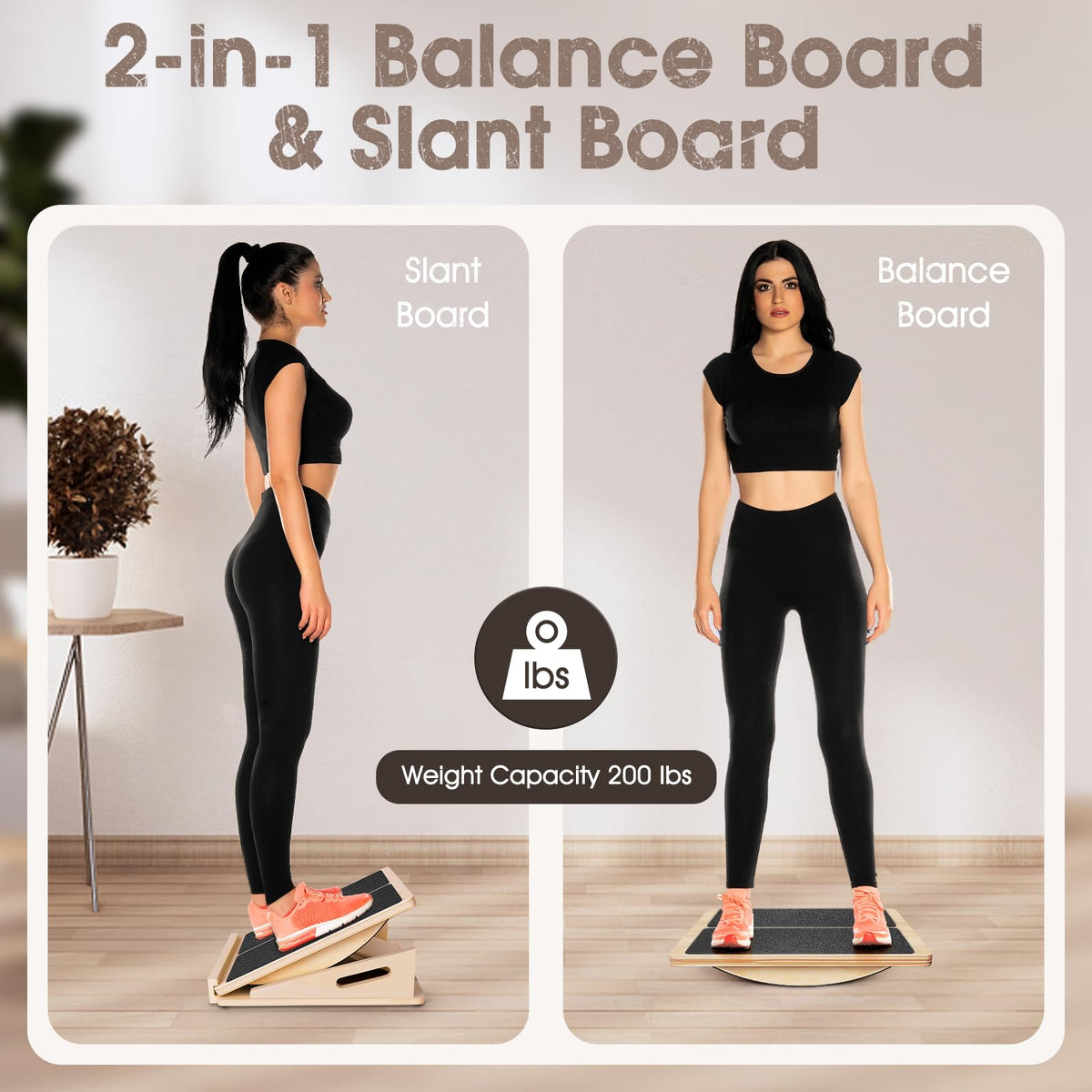 Experience stability with the Professional Wooden Balance Board, 100% Authentic and available at Curat Cart in India.