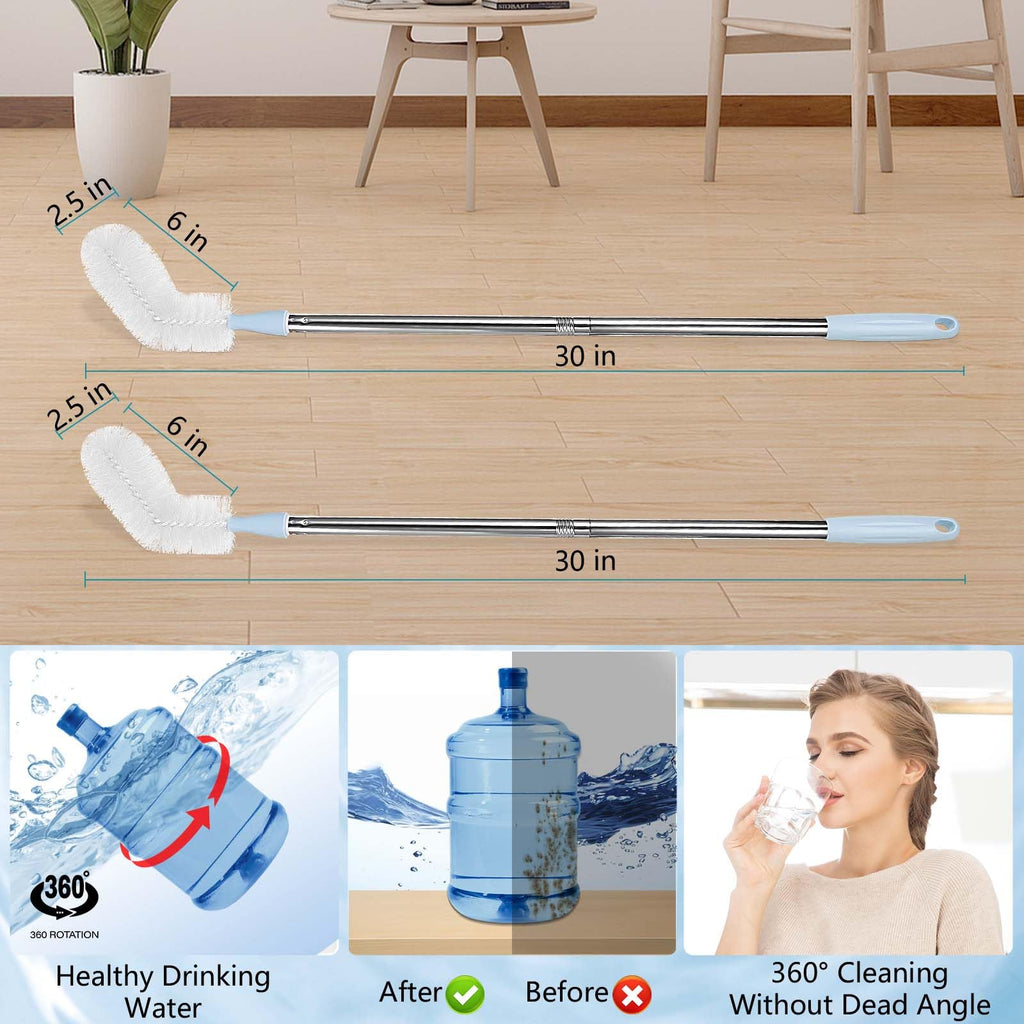 Bendable head bottle brush from Curat Cart ensures 360° cleaning for healthy drinking water. 100% Authentic, available in India.