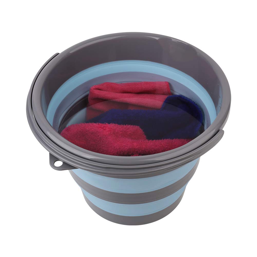 Versatile collapsible plastic bucket pack, ideal for daily chores. Perfect for efficient storage and easy transport. Available at Curat Cart.