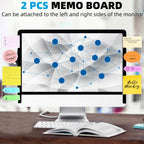 Elevate your workspace with the Computer Monitor Memo Board from Curat Cart, perfect for organizing notes and reminders. Upgrade your routine.