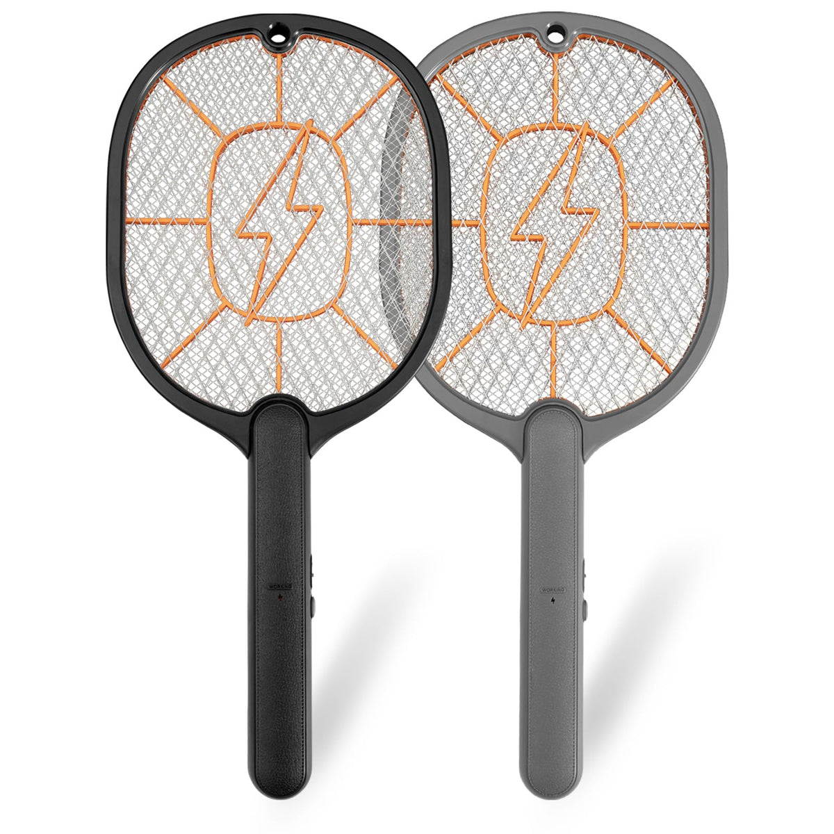 Premium imported Electric Fly Swatter 2-Pack featuring vibrant designs for effective pest control. Available at Curat Cart.