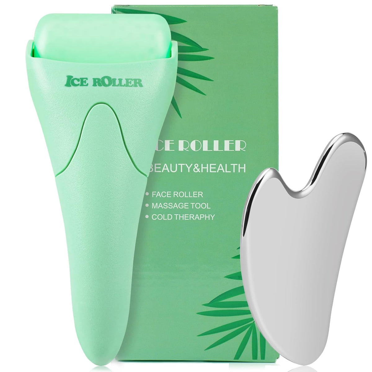 Premium imported ice roller set for face and body, enhances beauty and health with cold therapy.