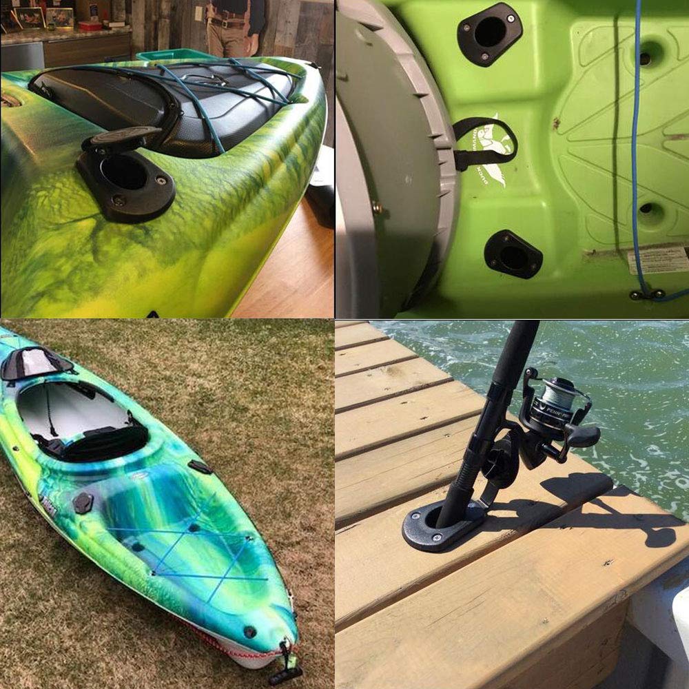 Kayak Deck Flush Mount Rod Holders enhance your fishing experience. Perfect for secure rod storage. Available at Curat Cart.
