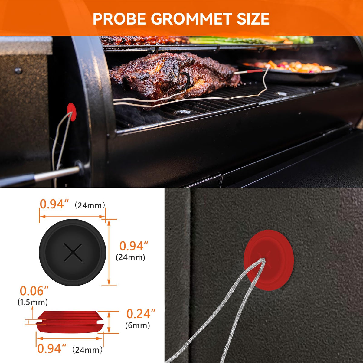 Enhance your grilling with the Meat Thermometer Replacement for Pit Boss, perfect for precise cooking. Available at Curat Cart.