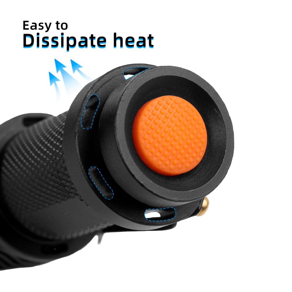 Discover the Red Light Flashlight Torch at Curat Cart, ideal for outdoor adventures and easy heat dissipation. Upgrade your lighting now.