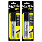 Sharpie Magnum Permanent Marker set in official packaging, featuring oversized chisel tip for bold, wide marks. Available at Curat Cart.