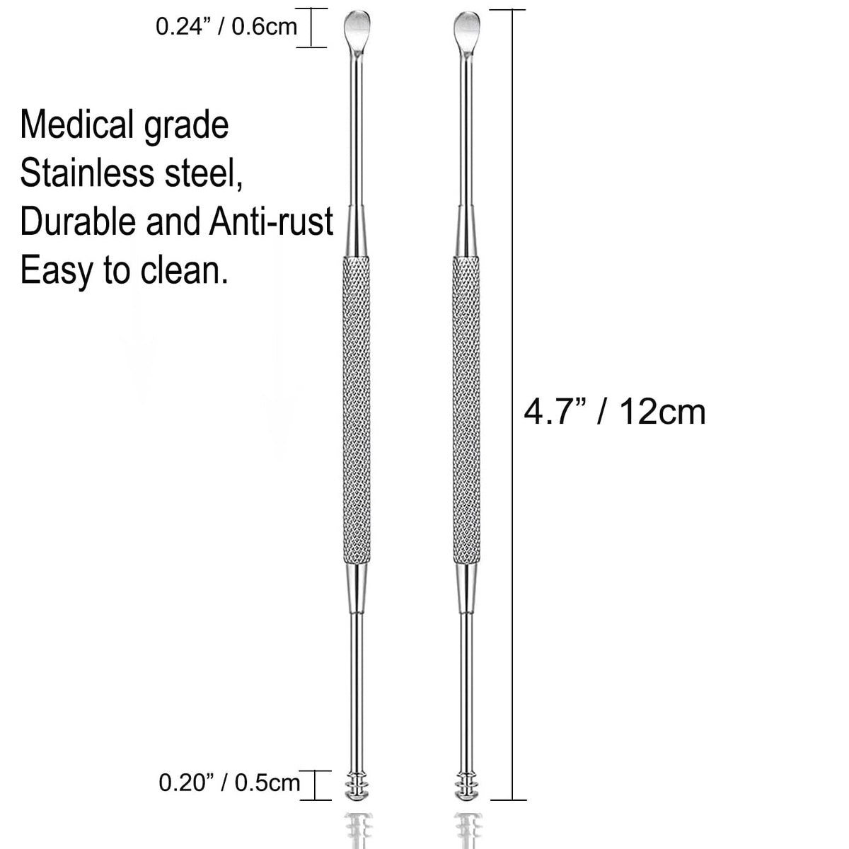 Discover the stainless steel ear spoon, medical grade and easy to clean. 100% Authentic, available at Curat Cart in India.