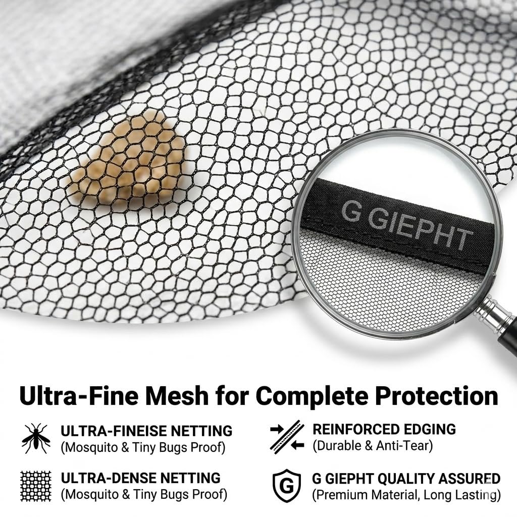 Discover the Universal Baby Mosquito Net Cover, specially curated by Curat Cart for ultimate protection against mosquitoes and tiny bugs.