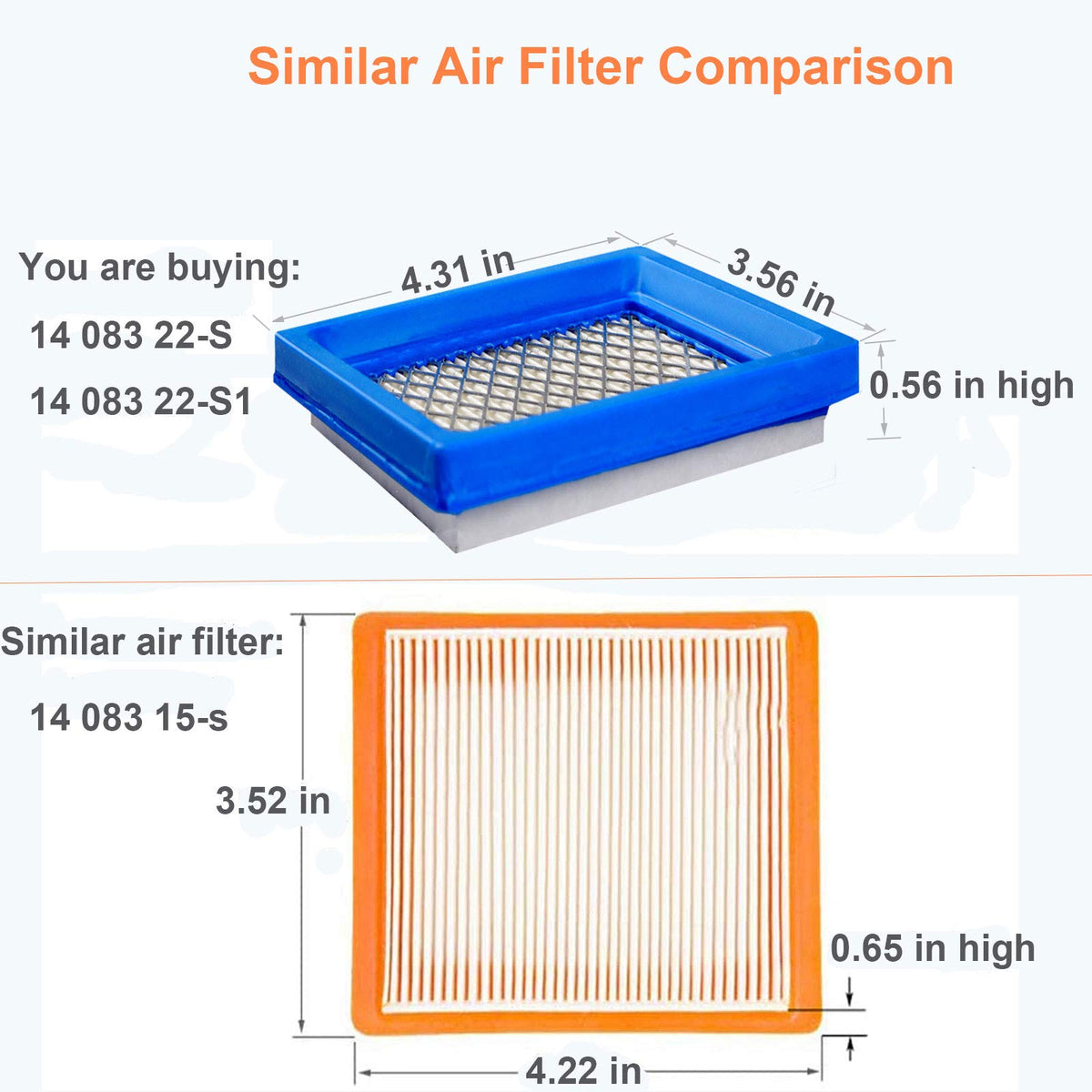 Premium XT650 Air Filter with metal protection, featuring high-quality packaging. Available at Curat Cart for superior performance.