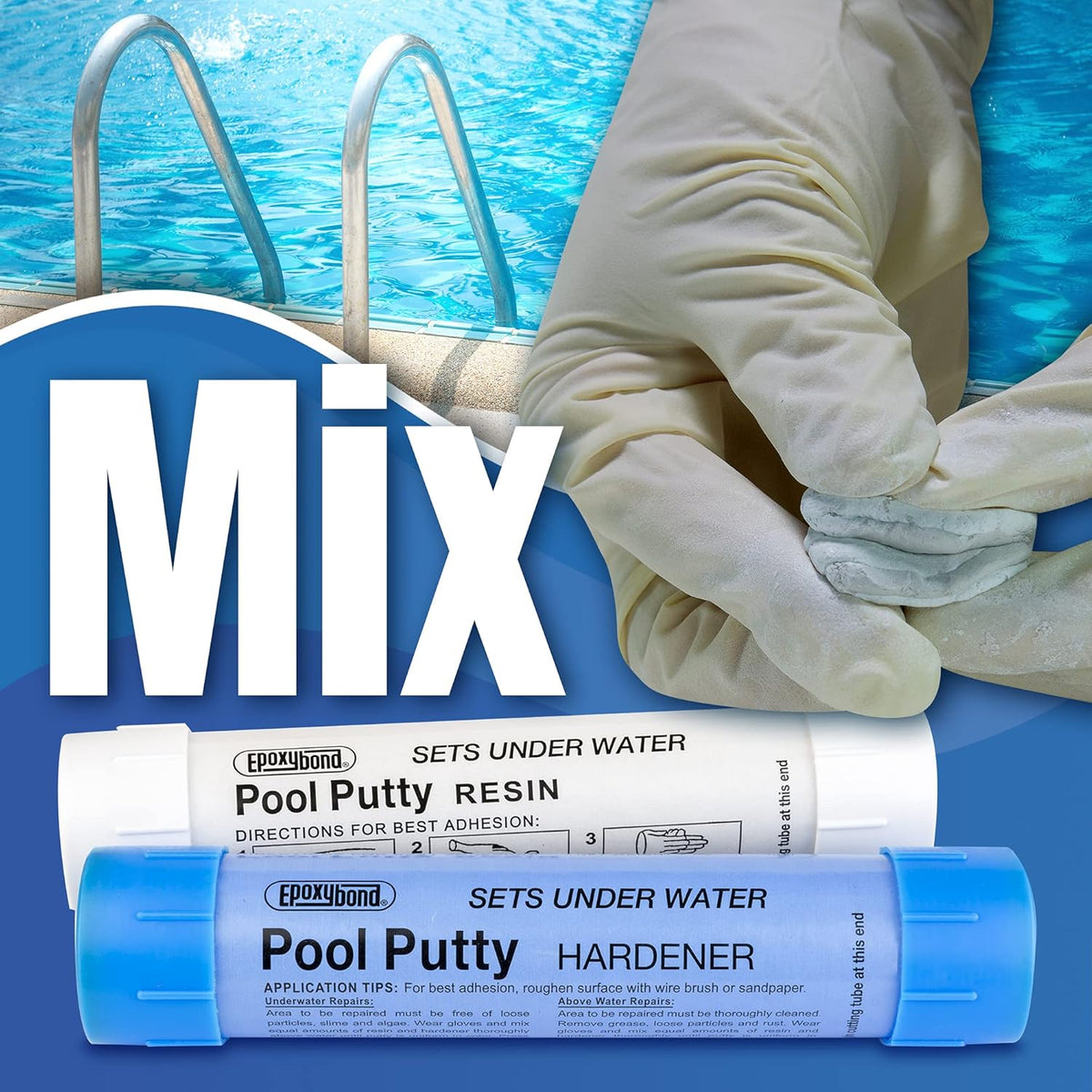 Repair your pool with our verified Pool Putty. Easy to mix and apply, ensuring a long-lasting fix. Trusted by CuratCart.