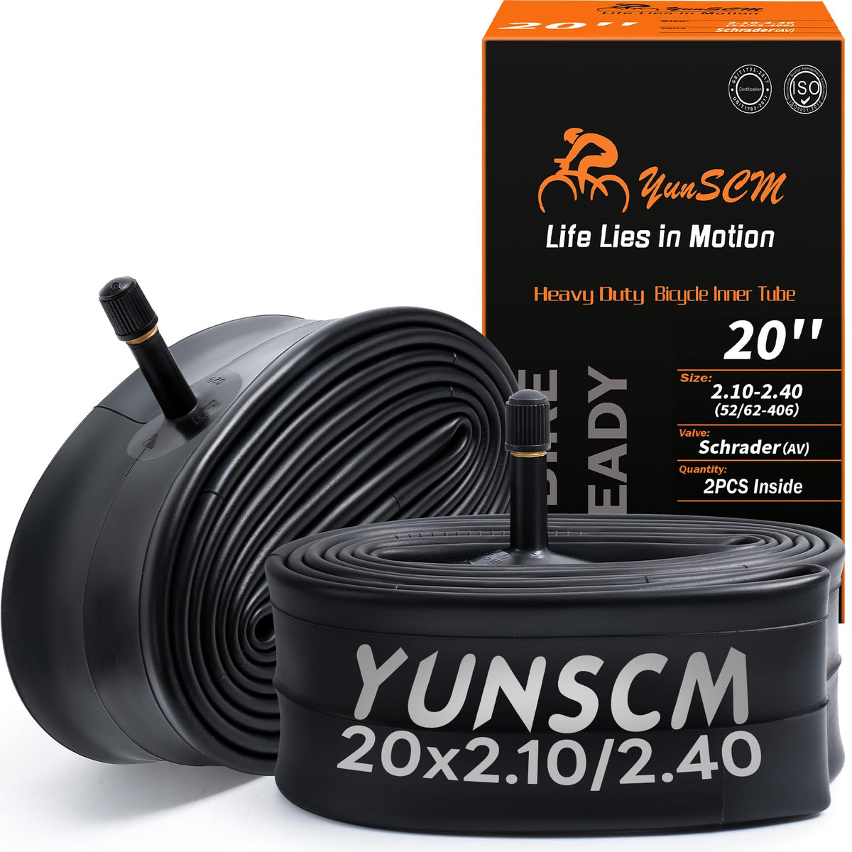 Premium imported heavy duty bike tubes for 20-inch bicycles, available at Curat Cart. Durable and ready for any ride.