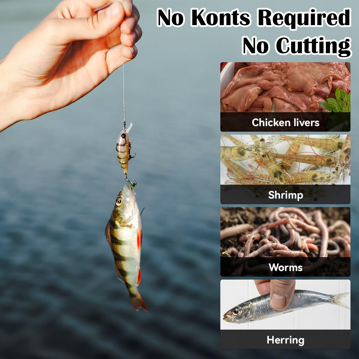 Discover the Invisible Fishing Bait Elastic Thread, specially curated by Curat Cart, enhancing your fishing experience effortlessly.