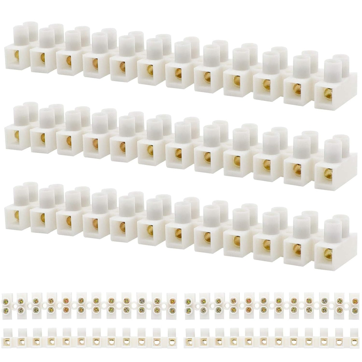 High-quality ceramics terminal blocks, 25A 380V, available at CuratCart. Verified for durability and safety.