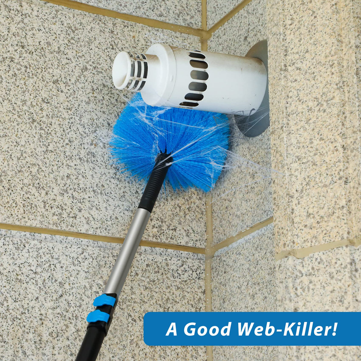 Effortlessly remove webs with the High Reach Duster Kit, perfect for keeping your home clean. Available at Curat Cart.