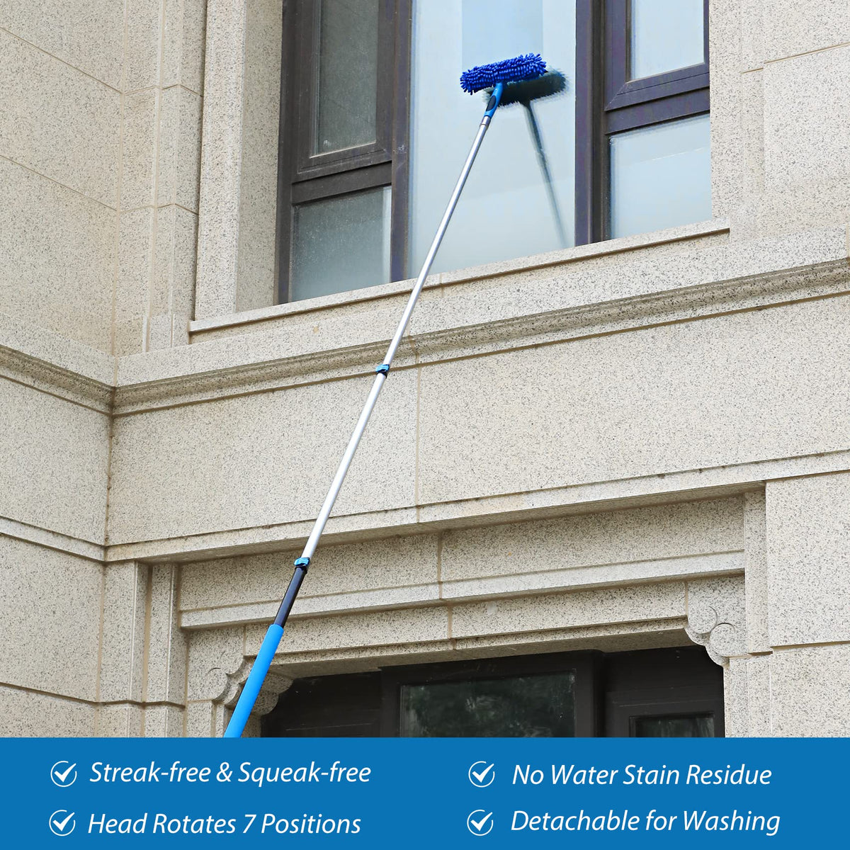 High Reach Duster Kit features high-quality materials, ensuring streak-free cleaning. Available at Curat Cart for efficient home maintenance.