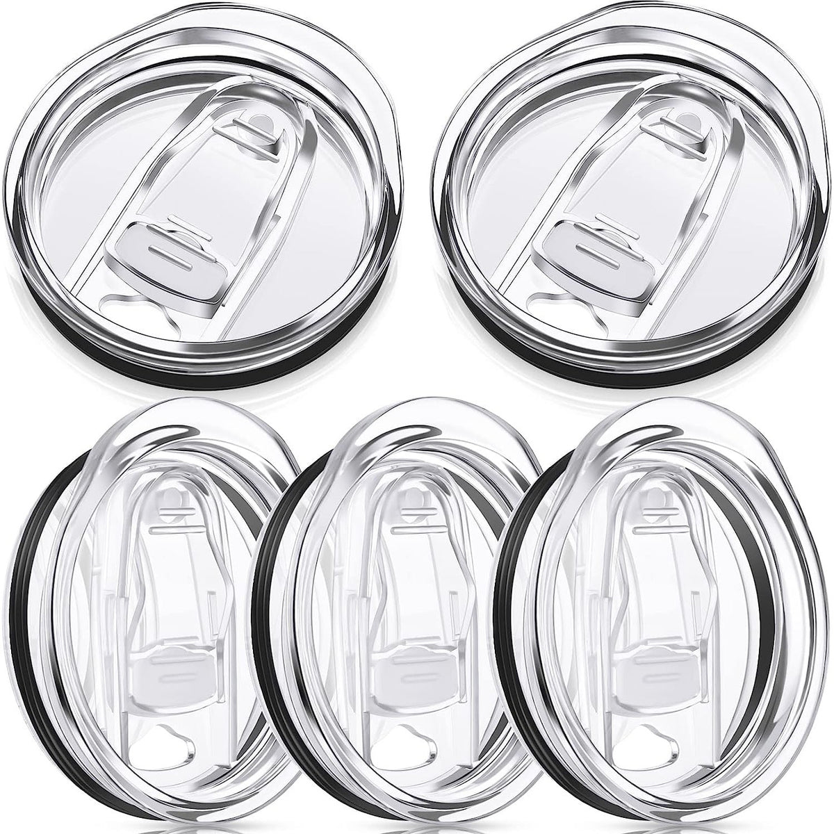 Upgrade your drinkware with premium imported Skinny Tumbler Replacement Lids from Curat Cart, perfect for a stylish sip.