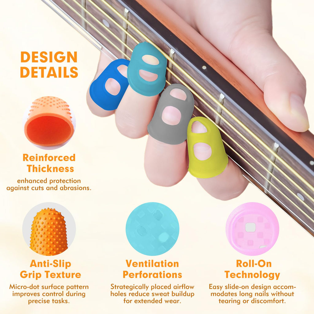 Specially curated by Curat Cart, these rubber finger covers for sewing feature anti-slip grip texture and ventilation perforations for enhanced control.