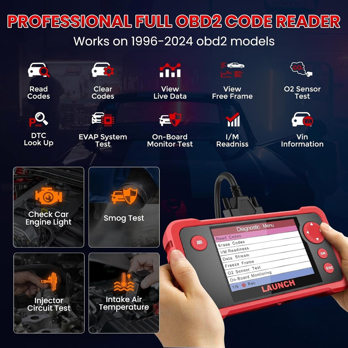 Discover the LAUNCH CRP123 Elite OBD2 Scanner, verified by CuratCart for reliable diagnostics and car maintenance.