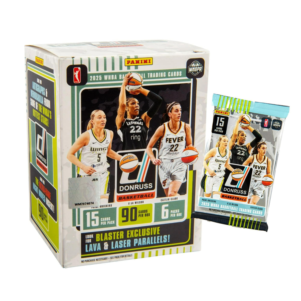 Discover the Panini Donruss WNBA Basketball Blaster, a premium import featuring 90 cards and exclusive parallels. Available at Curat Cart.