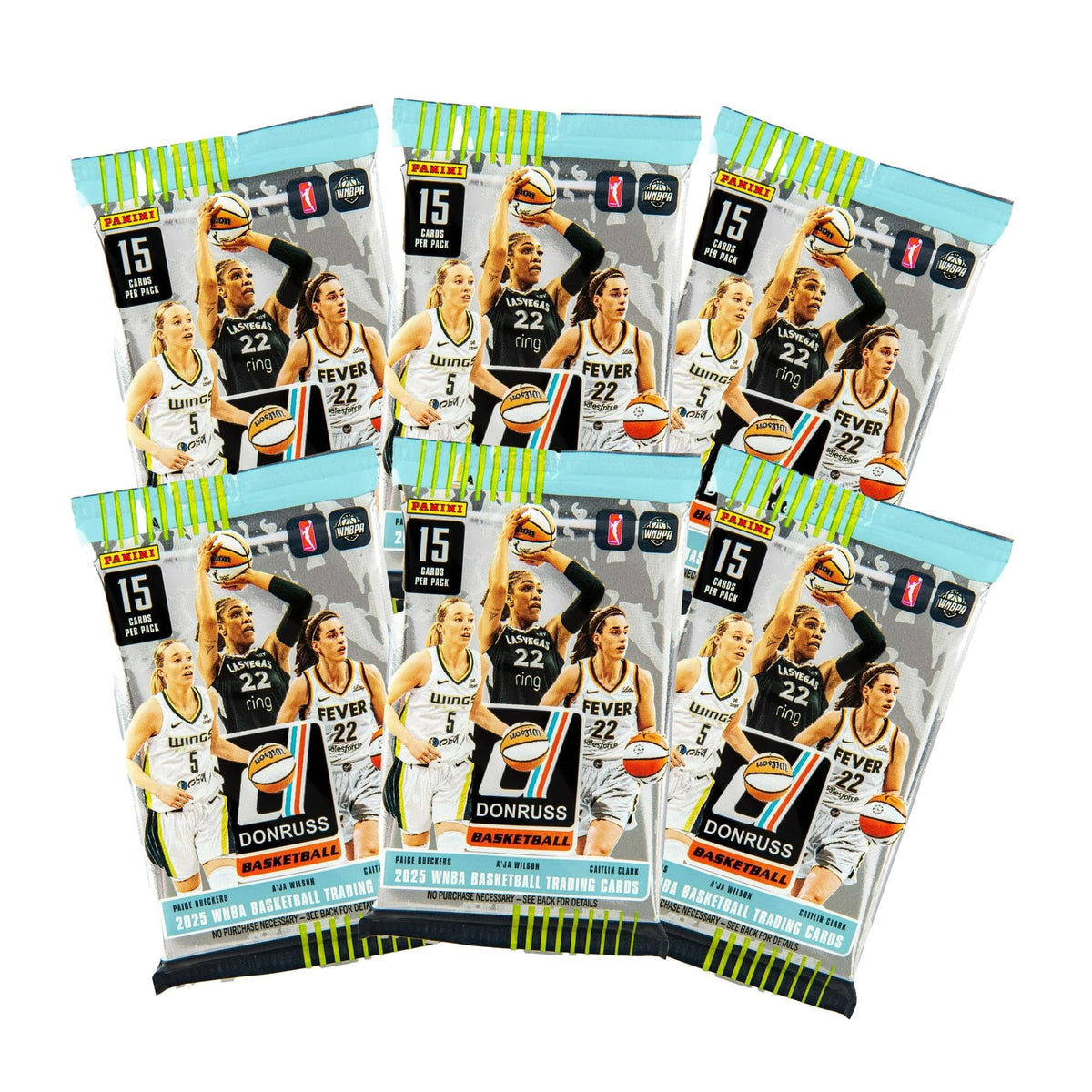 Discover the Panini Donruss WNBA Basketball Blaster with high-quality packaging featuring 15 collectible trading cards. Available at Curat Cart.