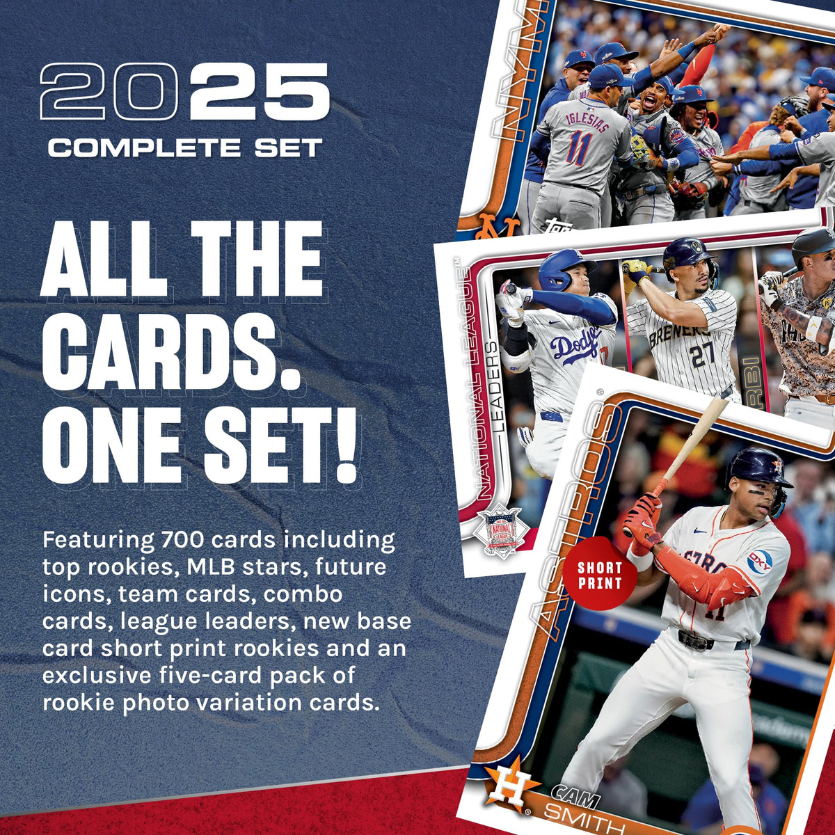 Discover the Topps Complete Sets MLB Baseball, featuring 700 cards in official packaging, available at Curat Cart.