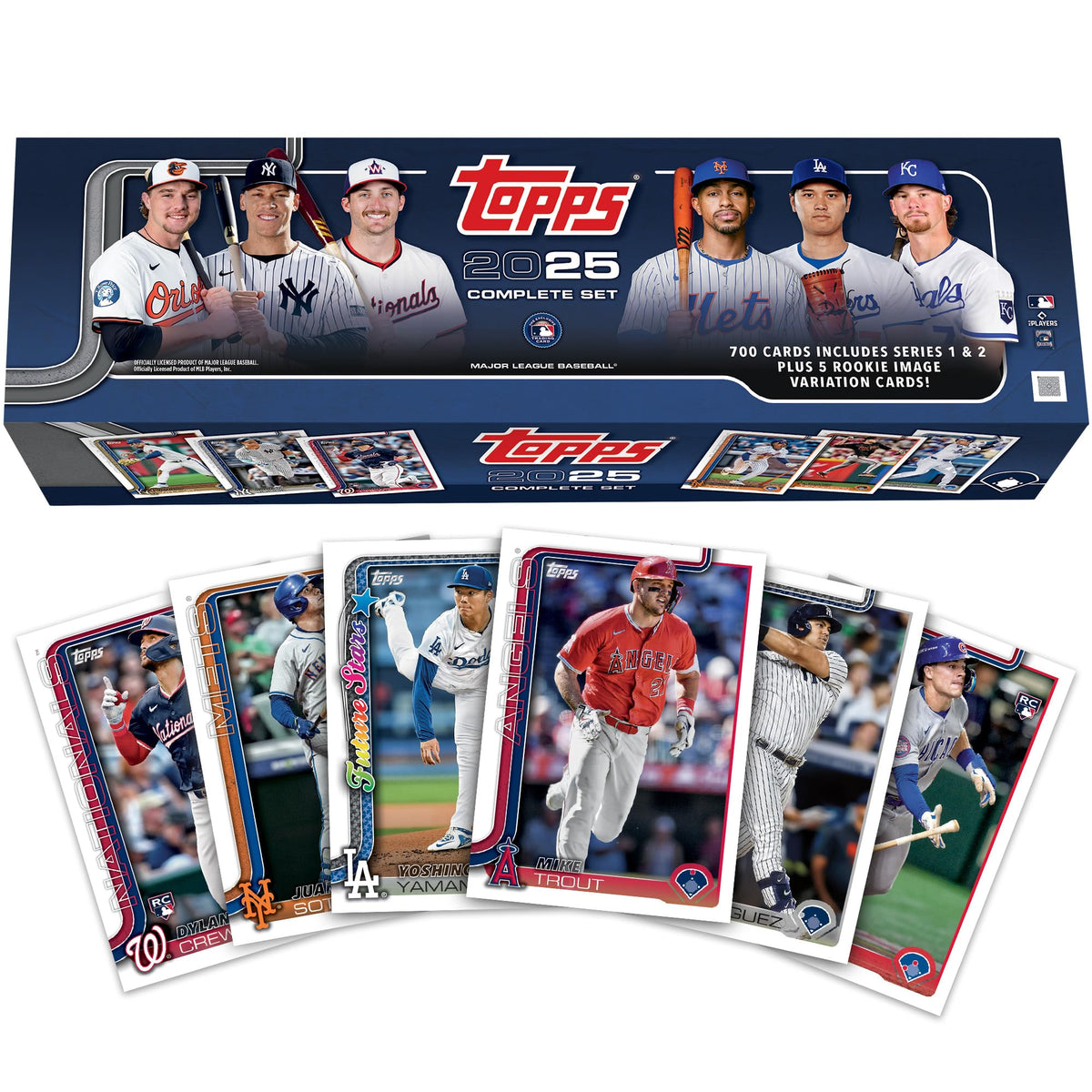 Topps Complete Sets MLB Baseball featuring 700 cards, including rookie images. 100% Authentic, available at Curat Cart.
