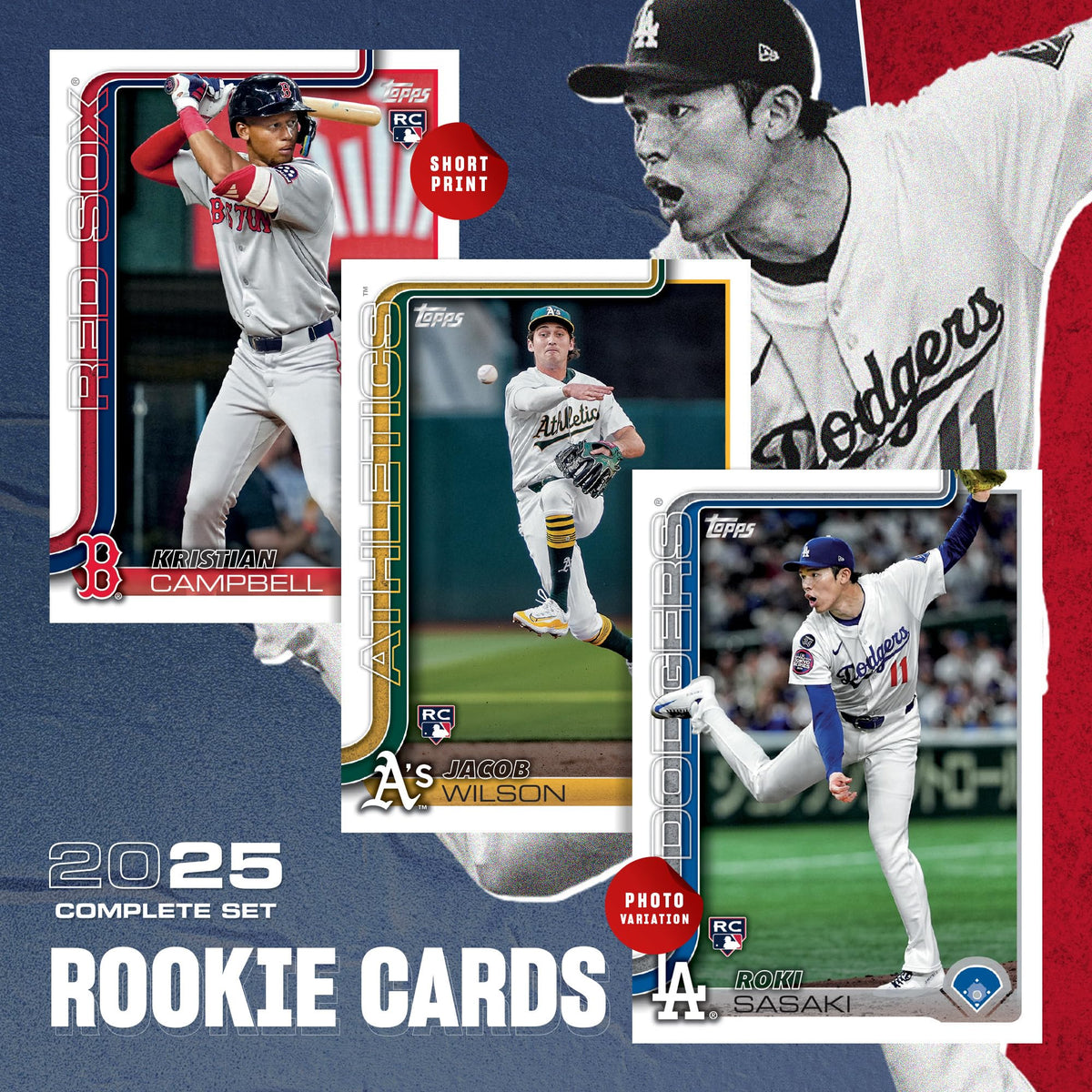 Discover exclusive Topps Complete Sets MLB Baseball rookie cards, specially curated by Curat Cart for collectors in India.