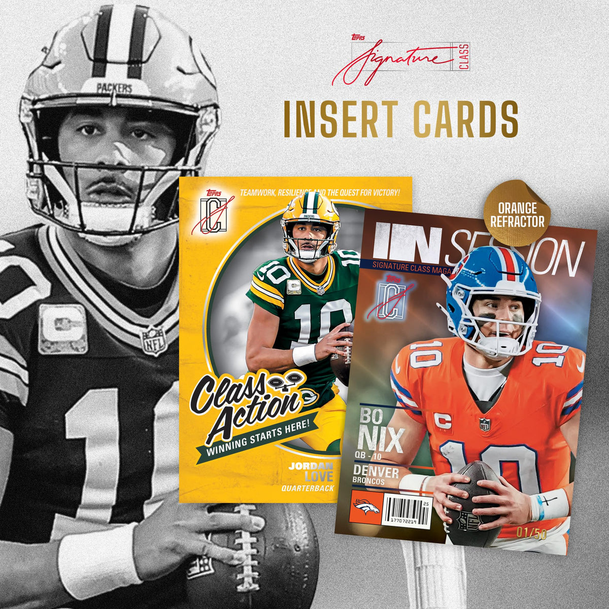 Discover the Topps NFL Signature Class Football cards, perfect for collectors and fans. Elevate your collection with Curat Cart.
