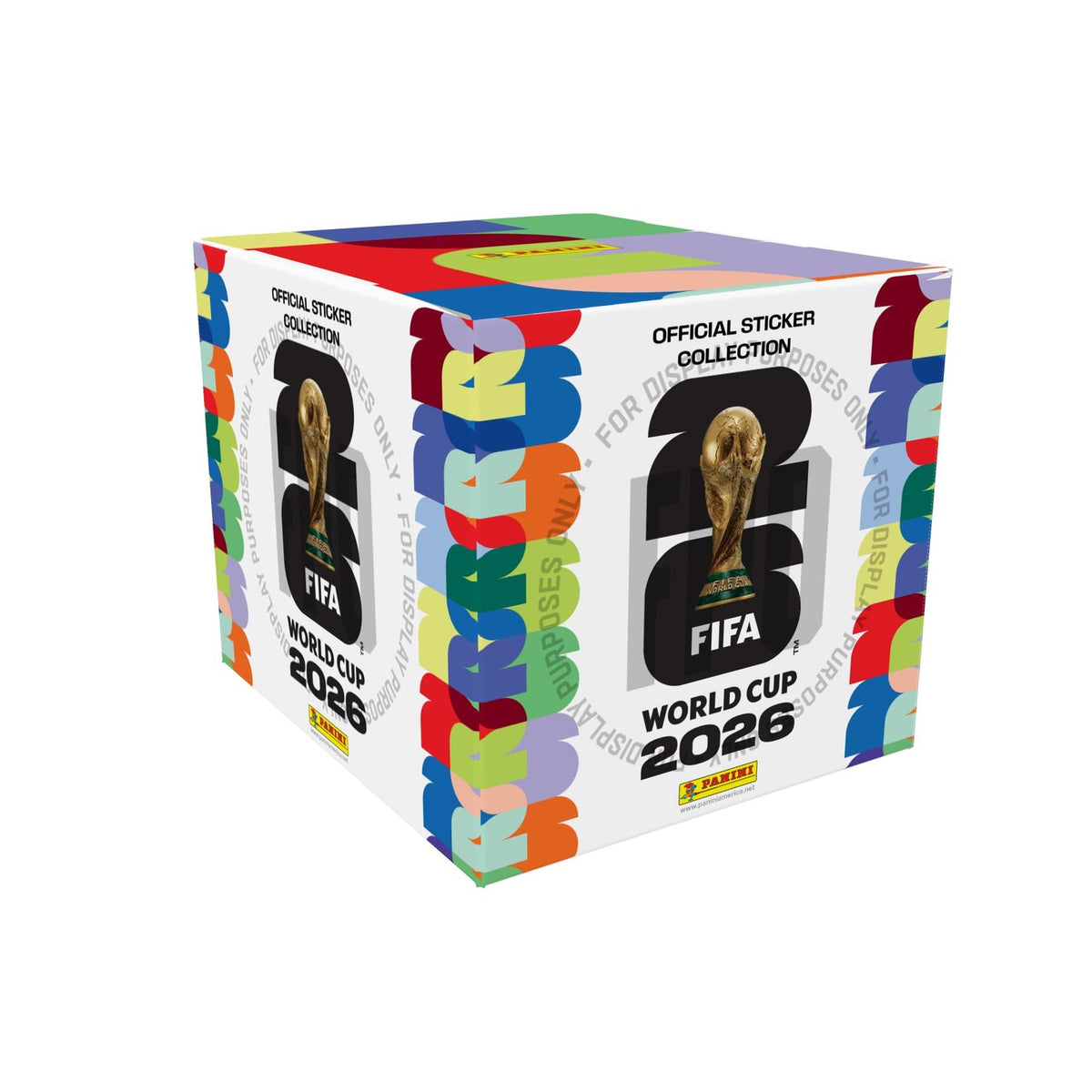 Premium imported FIFA World Cup Sticker Collection box showcasing the iconic trophy design. Available at Curat Cart.