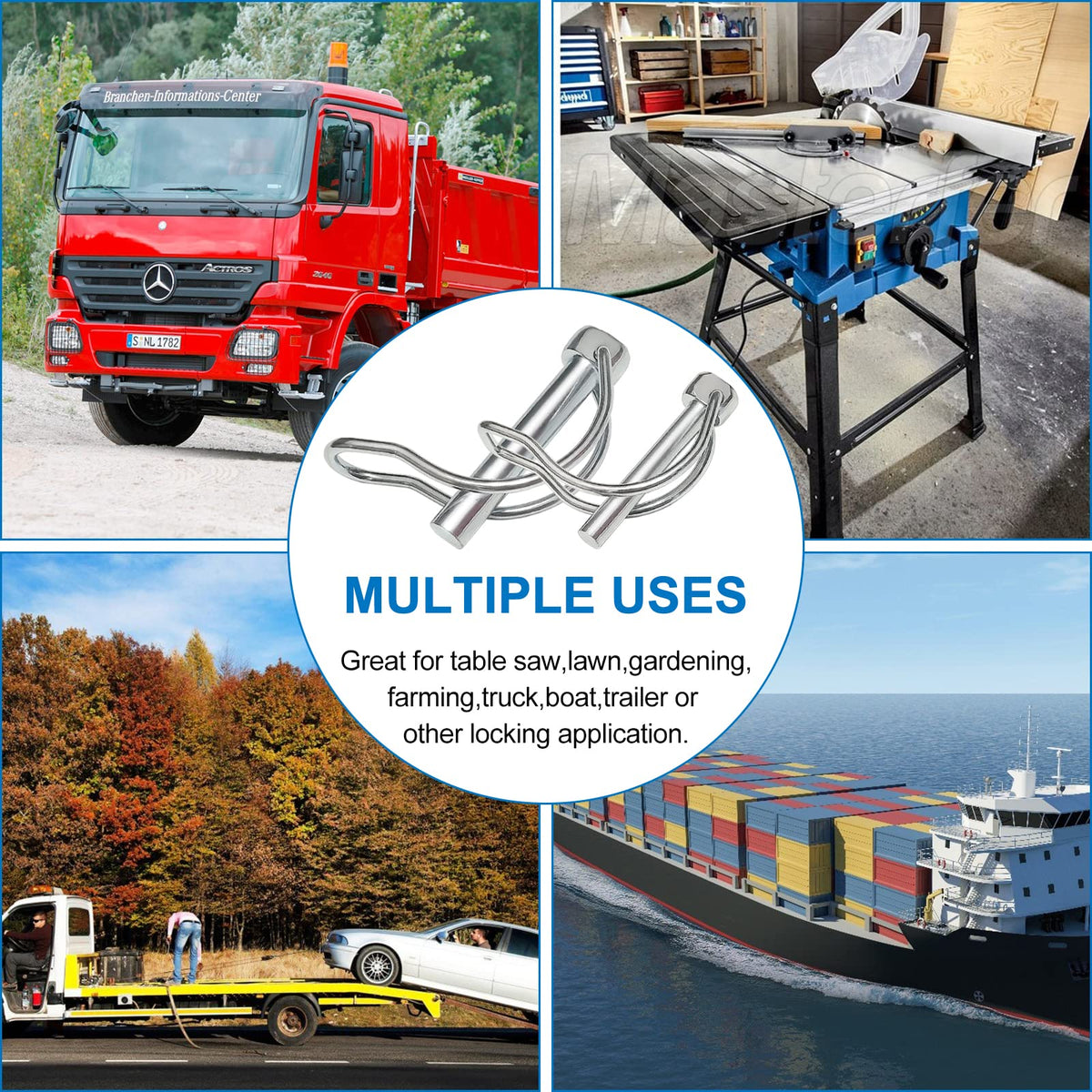 Discover premium imported Hitch Pins Clip Pins for Trailers, perfect for various applications. Available at Curat Cart.
