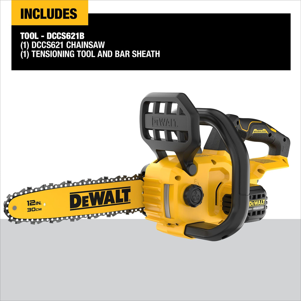 Discover the 20V MAX Cordless Chainsaw from DEWALT, 100% Authentic and available in India at Curat Cart.