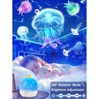 Transform your child's room with the Projector Night Light for Kids from Curat Cart, featuring high-quality official packaging and adjustable brightness.