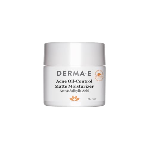 Buy now DERMA E Acne Oil Control Face Moisturizer, 2 Oz, Matte Moisturizer with Salicylic Acid, Tea Tree Oil & Aloe Vera, Face Cream Rebalances Sebum Production & Prevents Blemishes, Redness & Breakouts 2 Oz at indiglob india