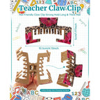 Colorful hat-friendly claw clips ideal for long and thick hair, featuring vibrant floral design and a non-pressing band.
