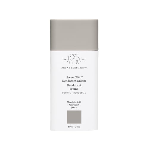 Buy now Drunk Elephant Sweet Pitti Deodorant Cream - 60 ml/2 fl oz - Baking Soda and Aluminum-Free - Clean Clinical Skincare - Cruelty-Free - Free of Essential Oils, Silicones, and Fragrance at indiglob india