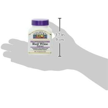 Buy now 21st Century Resveratrol Red Wine Extract Capsules, 90Count at indiglob india