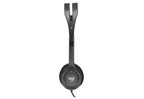 Buy now Logitech H111 Stereo Headset with 3.5 mm Audio Jack, Black at indiglob india