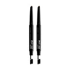 Buy now NYX PROFESSIONAL MAKEUP Fill & Fluff Eyebrow Pomade Pencil - Ash Brown (Pack Of 2) at indiglob india