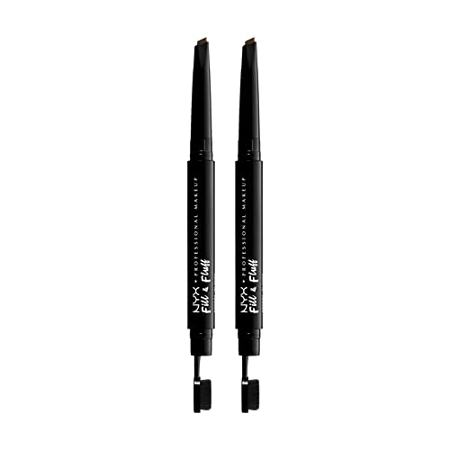 Buy now NYX PROFESSIONAL MAKEUP Fill & Fluff Eyebrow Pomade Pencil - Ash Brown (Pack Of 2) at indiglob india