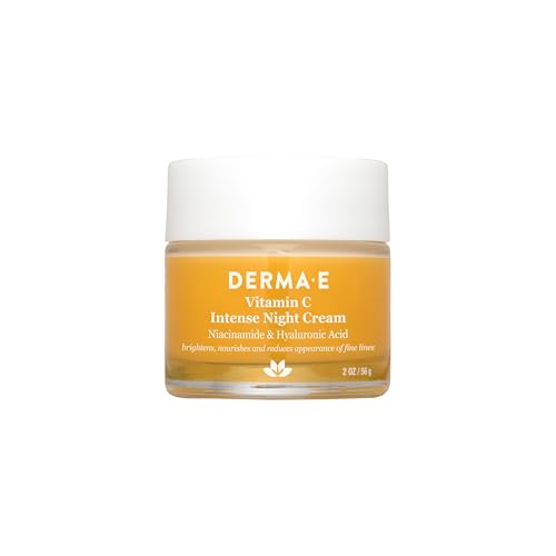 Buy now DERMA-E Vitamin C Intense Night Cream, 2 Oz, Brightening and Hydrating Facial Skin Renewing Cream, Anti-Aging Overnight Face Moisturizer for Skincare and Youthful Radiance at indiglob india