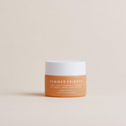 Buy now Summer Fridays Light Aura Vitamin C + Peptide Eye Cream - Brightening Eye Cream with an Illuminating and Hydrating Formula (0.5 Fl Oz) at indiglob india