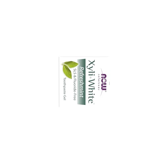Buy now NOW Foods Solutions, XyliwhiteÆ’?â€º Toothpaste Gel, Refreshmint, Cleanses and Whitens, Fresh Taste, 6.4-Ounce at indiglob india