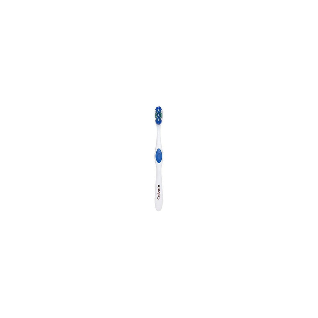Buy now Colgate 360 Whole Mouth Toothbrush, Adult Toothbrushes Medium Bristles, Helps Remove Bad Breath Bacteria and Plaque, Medium Toothbrush Pack, Includes Cheek and Tongue Cleaner, 4 Pack at indiglob india