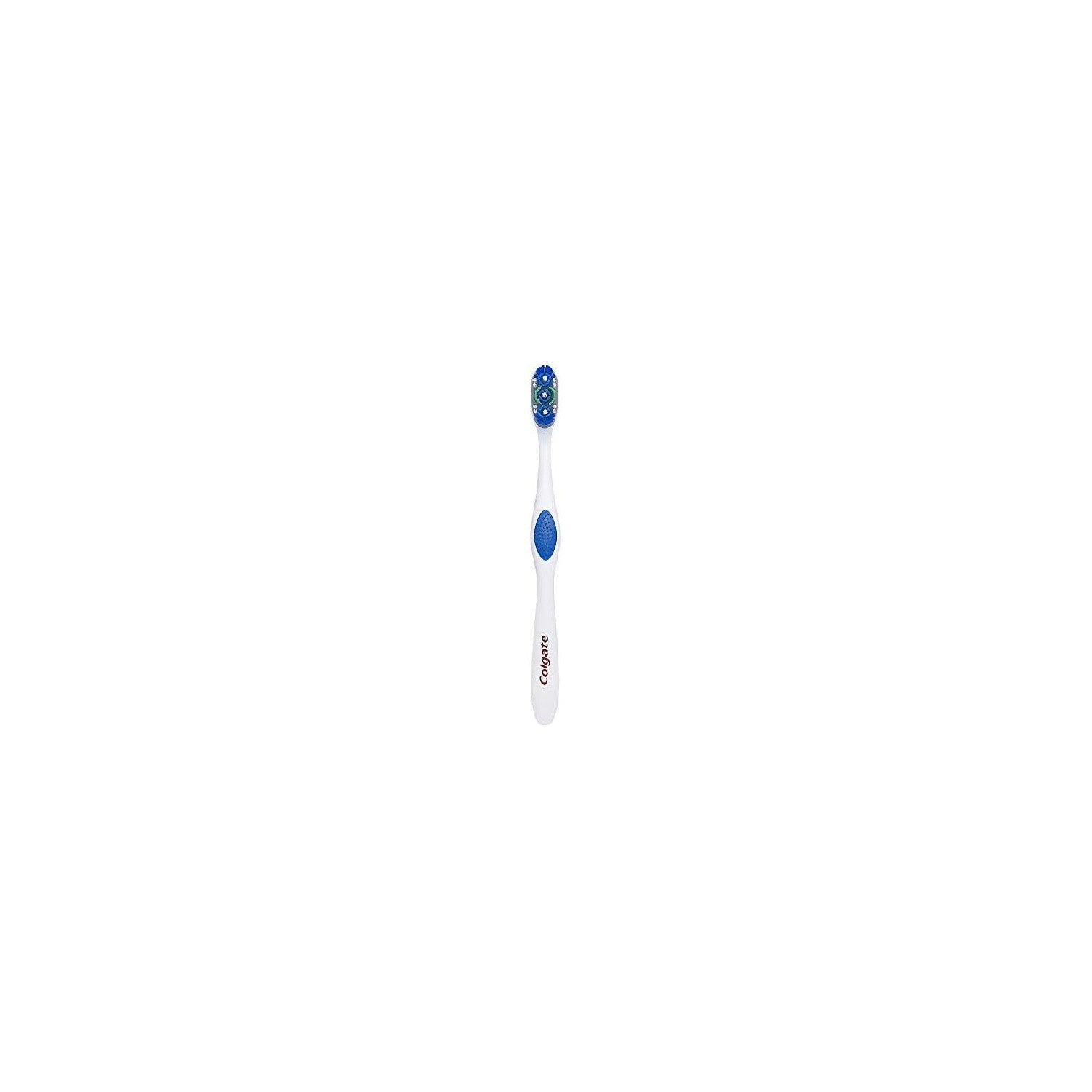 Buy now Colgate 360 Whole Mouth Toothbrush, Adult Toothbrushes Medium Bristles, Helps Remove Bad Breath Bacteria and Plaque, Medium Toothbrush Pack, Includes Cheek and Tongue Cleaner, 4 Pack at indiglob india