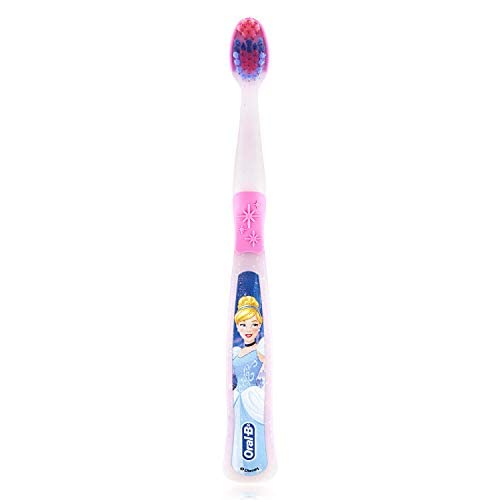 Buy now Oral-B Princess Toothbrush for Little Girls, Children 3+, Extra Soft, Cinderella Characters - 1 Count at indiglob india