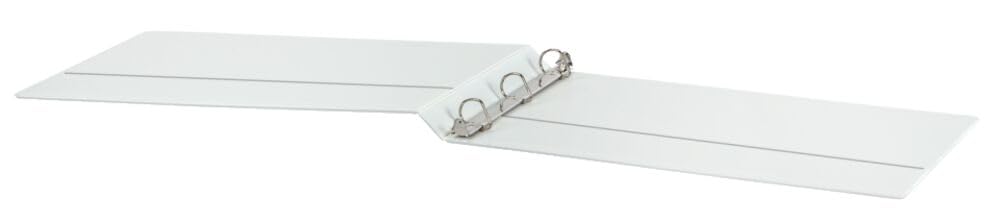 Cardinal 11-Inch x 17-Inch ClearVue Slant-D Ring Binder, 1-Inch, White (22112CB)