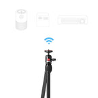 Buy now Nebula Adjustable Tripod Stand, Compact, Portable Projector Stand, Includes Universal Mount and Swivel Ball Head - Aluminum Alloy Tripod Stand, for Capsule 3, Capsule 3 Laser, Capsule Air at indiglob india